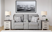 Furniture City - MS - Ashley Furniture - Biscoe Living Room - PWR Recliner/ADJ Headrest / Pewter - 9050313