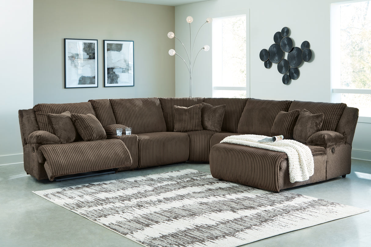 Furniture City - MS - Ashley Furniture - Top Tier Sectional - 3-Piece Sectional Chofa / Alloy - 92706S10