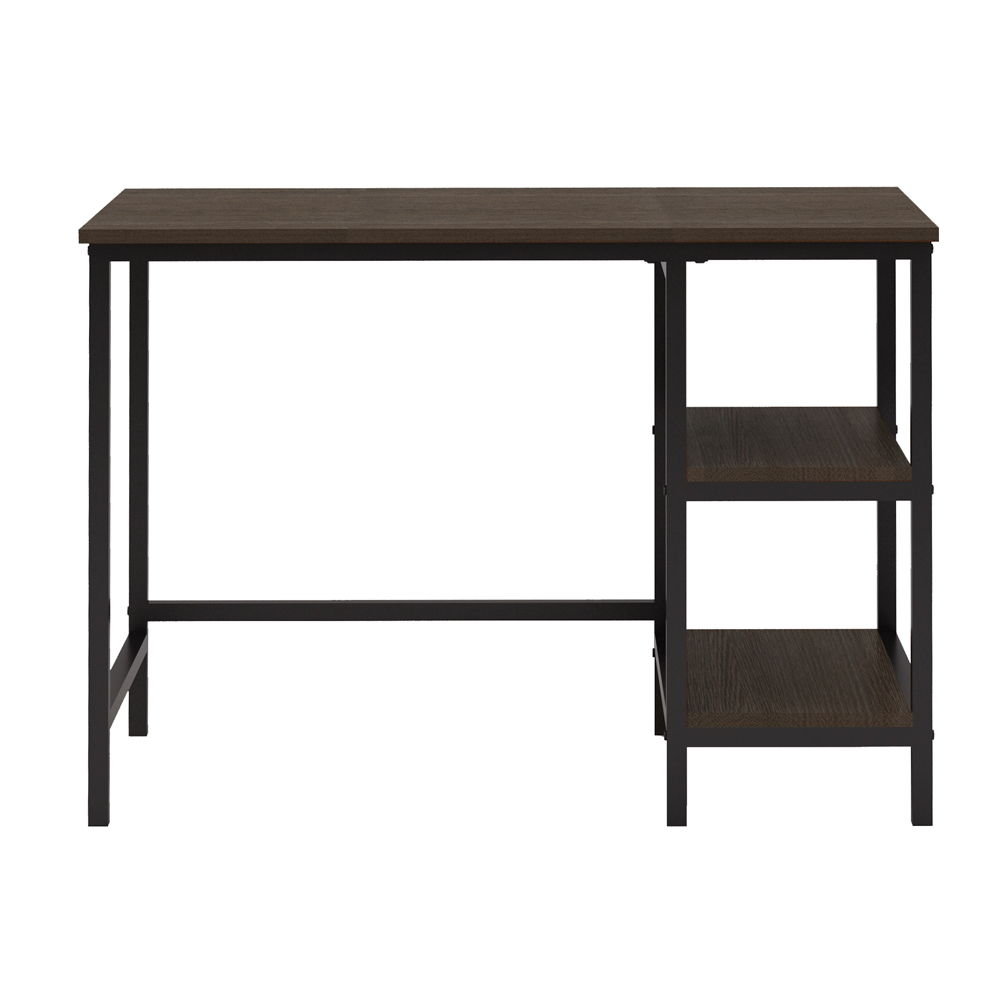 Madigan - Writing Desk And Chair - Black / Brown
