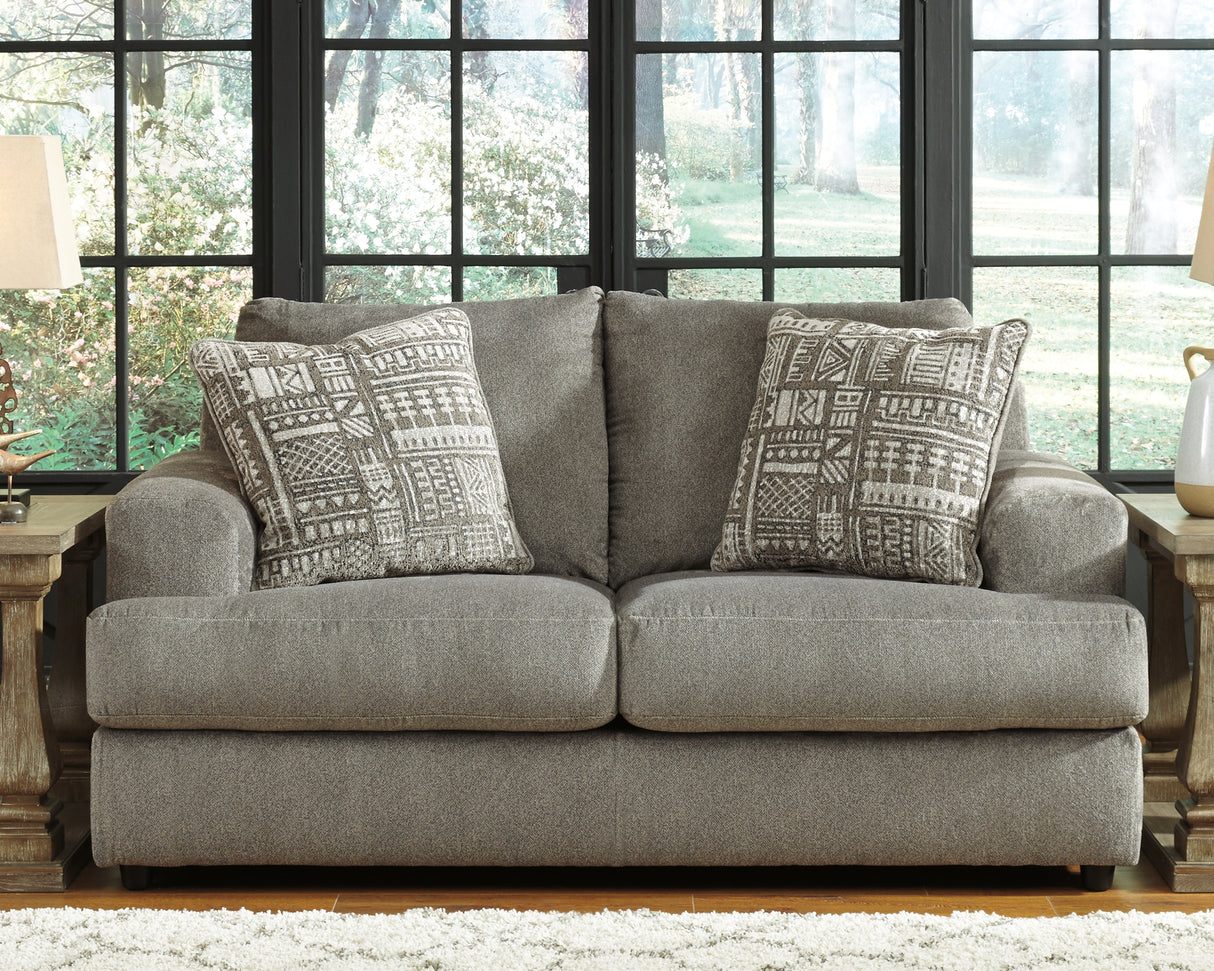 Furniture City - MS - Ashley Furniture - Soletren Living Room - Loveseat / Ash - 9510335