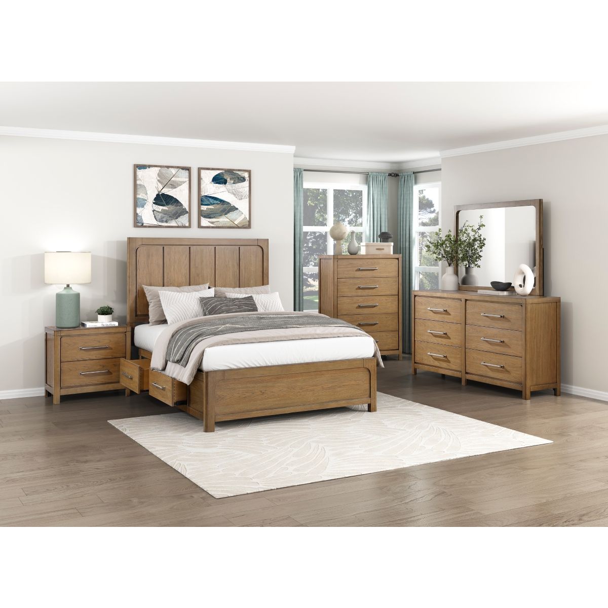 Charlotte - Nightstand - Light Brown