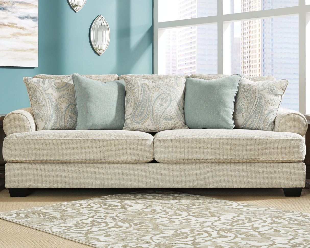 Furniture City - MS - Ashley Furniture - Monaghan Living Room - Sofa / Sandstone - 9620538