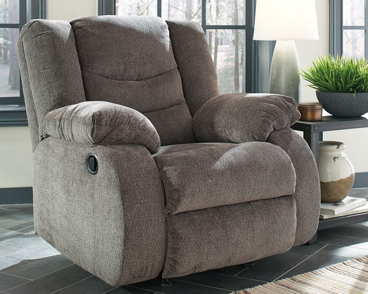 Furniture City - MS - Ashley Furniture - Tulen Living Room - Reclining Sofa / Gray - 9860688