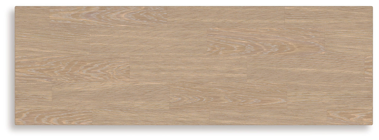 Purlaney - Large Dining Room Bench - Antique White / Natural