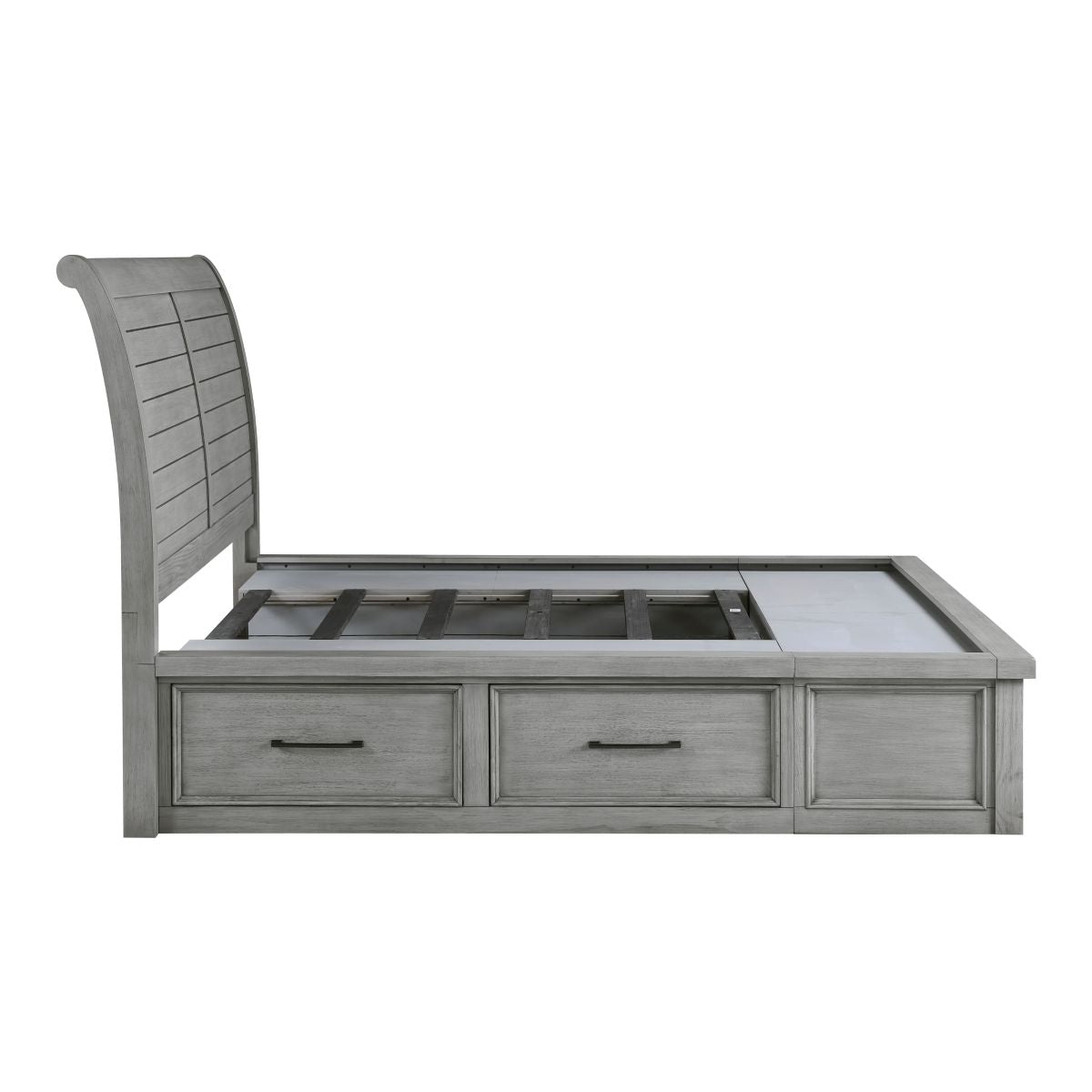 Logandale - Bed With Storage Footboard And Side Rails