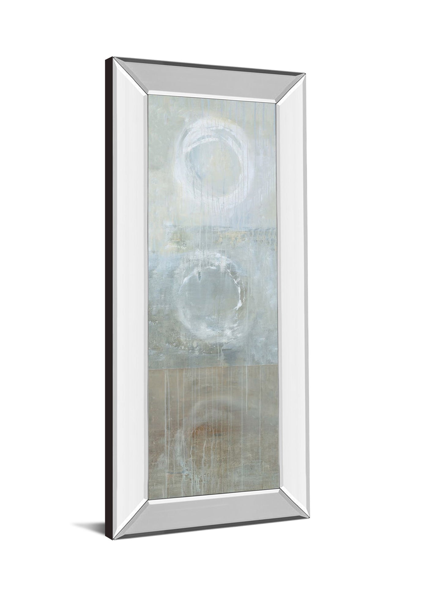 Evolu By Heather Ross - Mirror Framed Print Wall Art - Gray