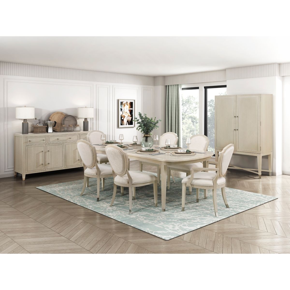 Genoa - Bar Cabinet - Oak