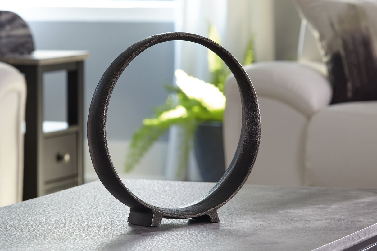 Furniture City - MS - Ashley Furniture - Ryandale Sculpture - Sculpture (2/CS) / Antique Black - A2000497