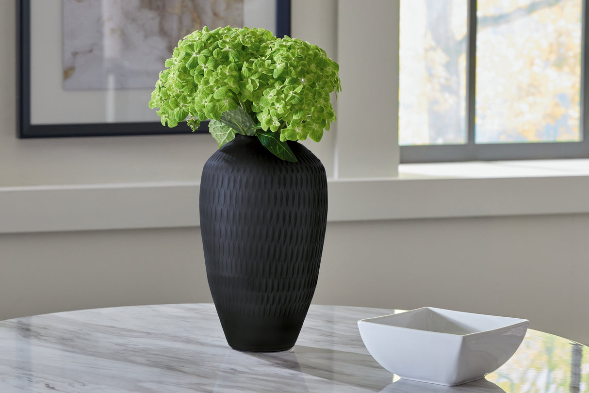 Furniture City - MS - Ashley Furniture - Etney Vase - Vase / Slate - A2000509
