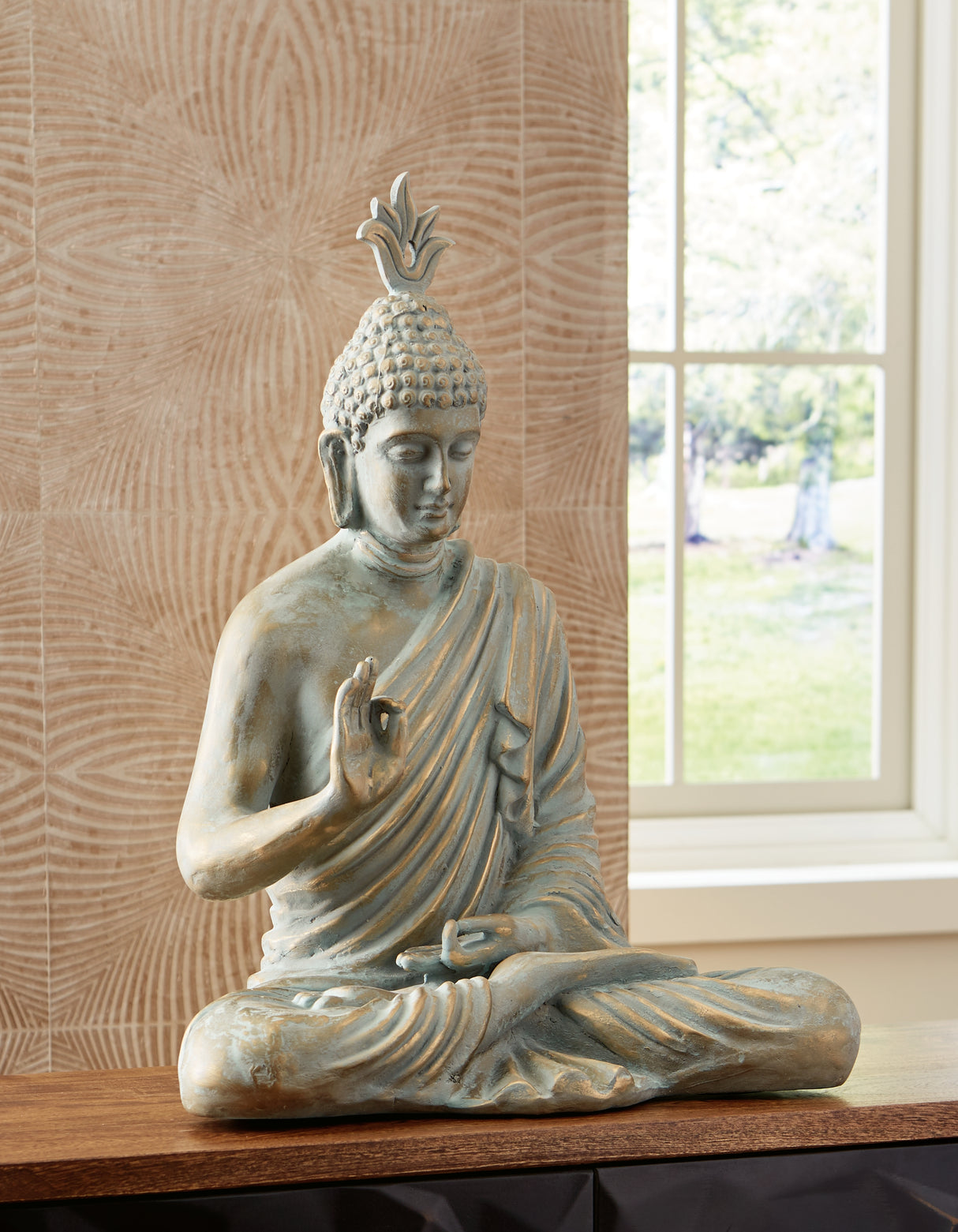 Furniture City - MS - Ashley Furniture - Hosgrove Sculpture - Sculpture / Verigris Patina - A2000678