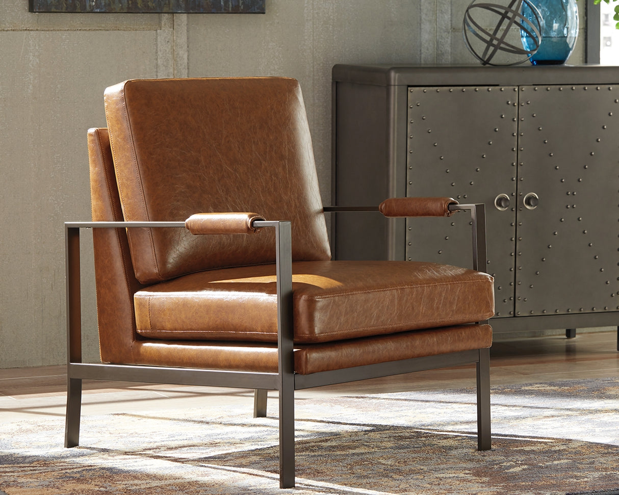Furniture City - MS - Ashley Furniture - Peacemaker Accent Chair - Accent Chair / Brown - A3000029