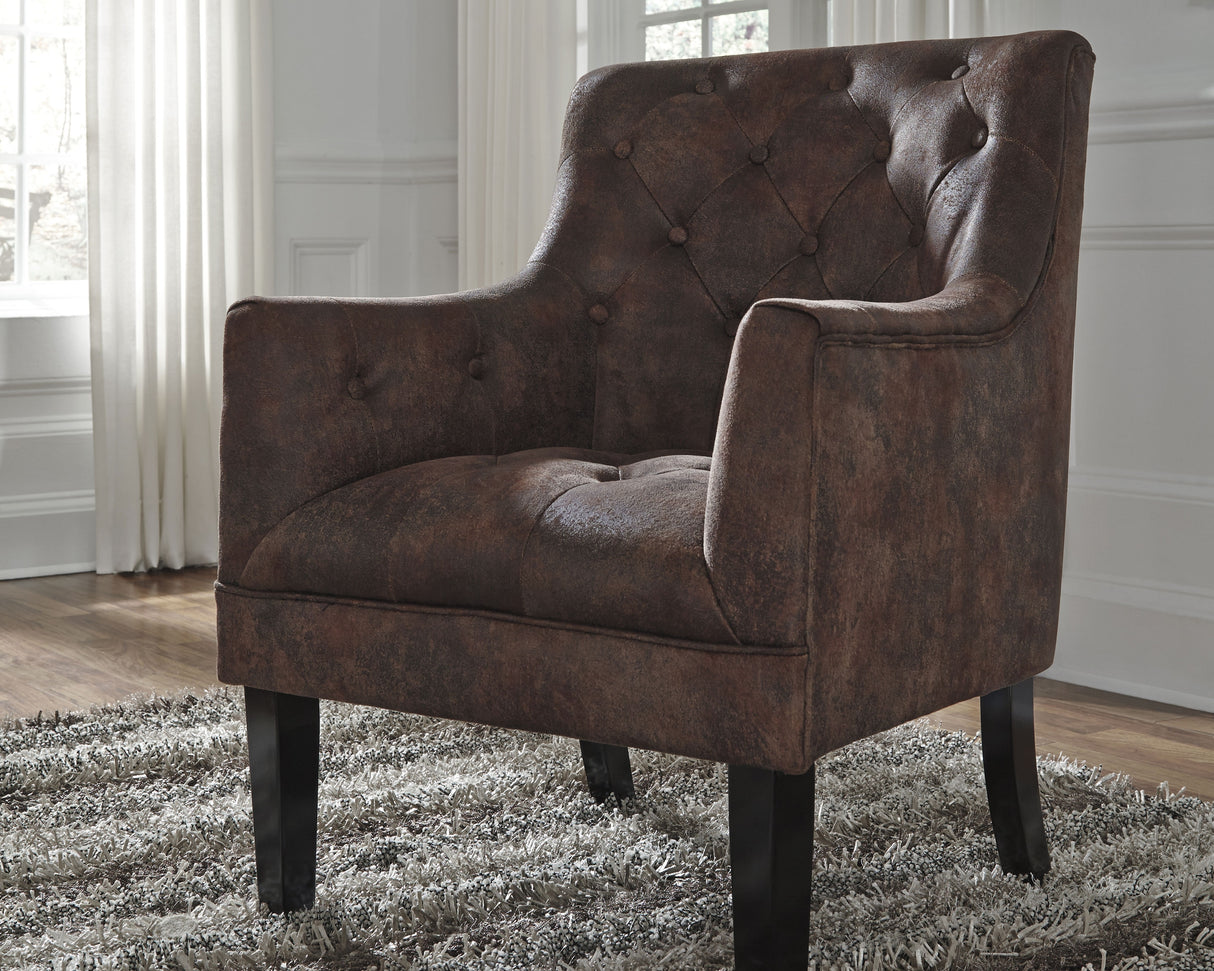 Furniture City - MS - Ashley Furniture - Drakelle Accent Chair - Accent Chair / Mahogany - A3000051