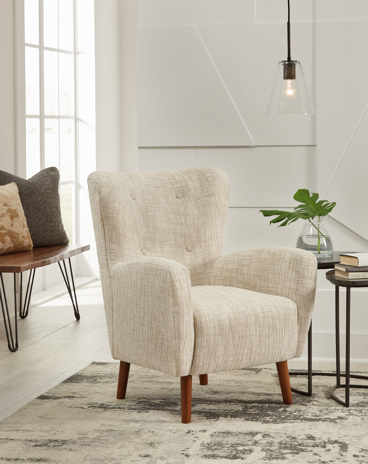 Furniture City - MS - Ashley Furniture - Jemison Next-Gen Nuvella Accent Chair - Accent Chair / Dune - A3000638