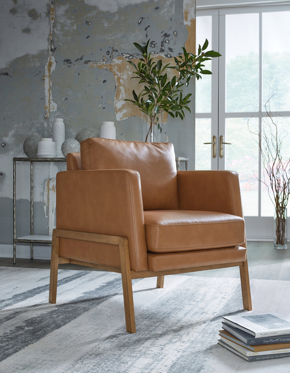 Furniture City - MS - Ashley Furniture - Numund Accent Chair - Accent Chair / Caramel - A3000670
