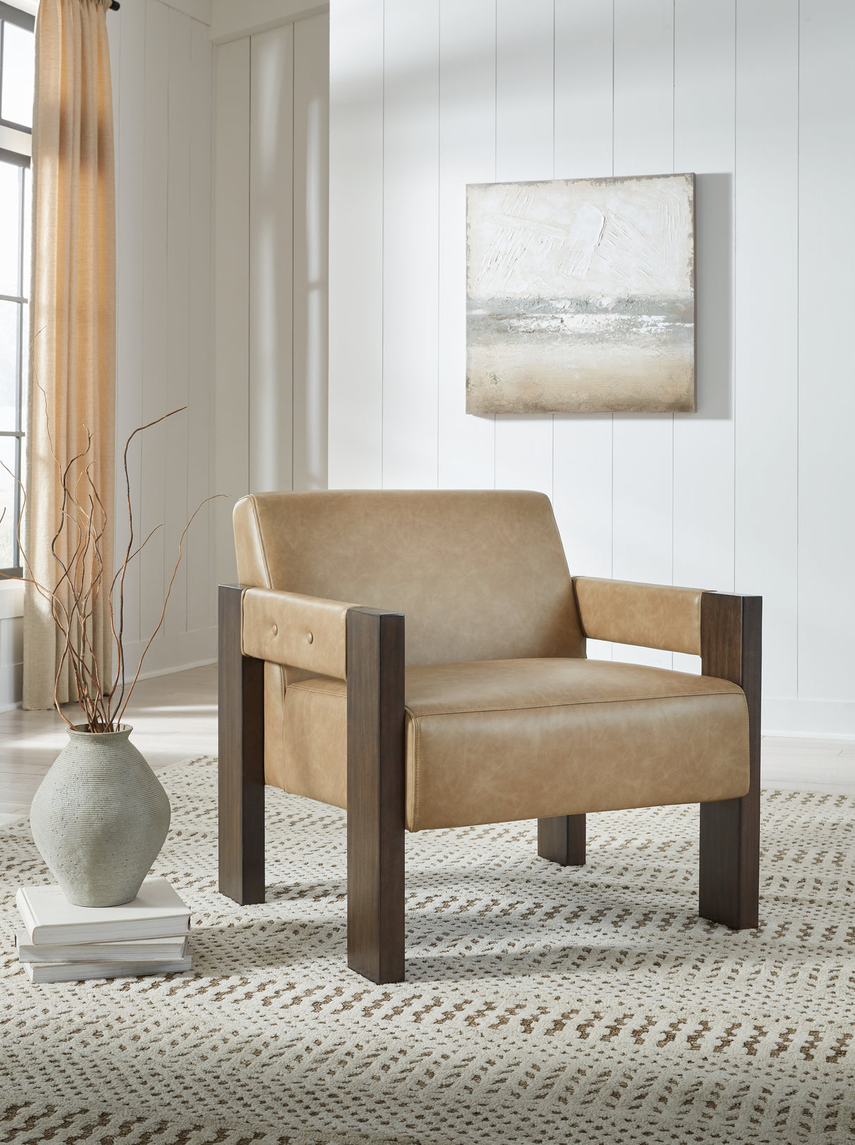 Furniture City - MS - Ashley Furniture - Adlanlock Accent Chair - Accent Chair / Toast - A3000695