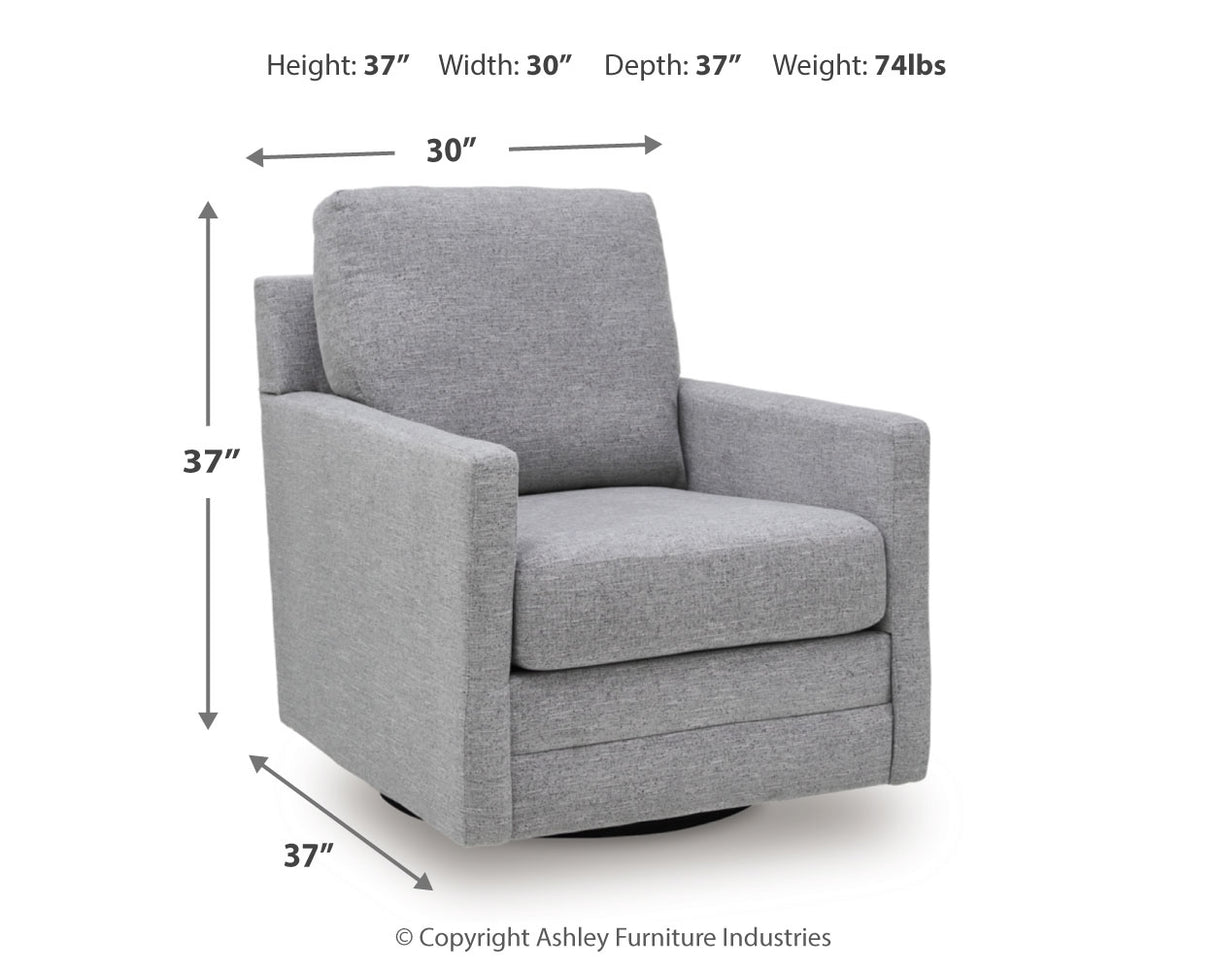 Freybourne Next-Gen Nuvella Swivel Accent Chair
