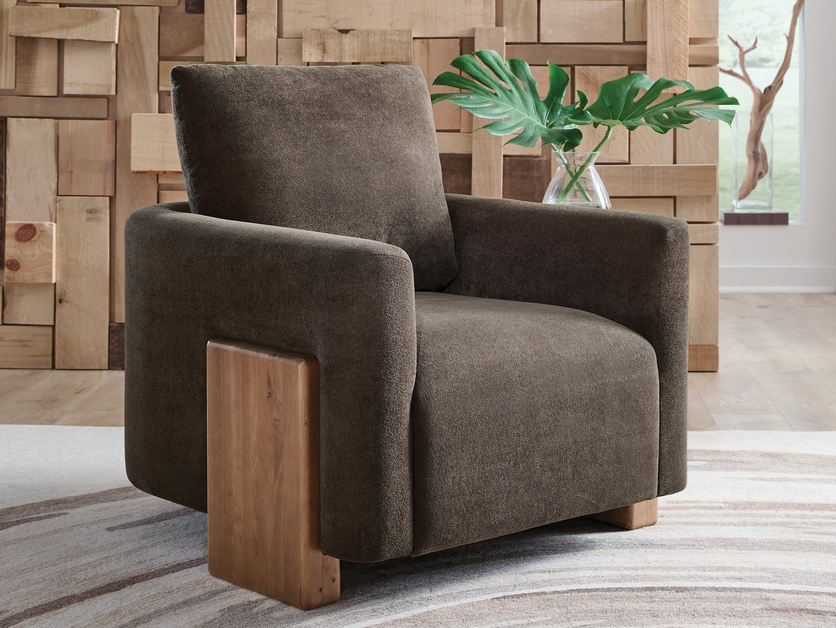 Furniture City - MS - Ashley Furniture - Dairlett Accent Chair - Accent Chair / Brown - A3000746