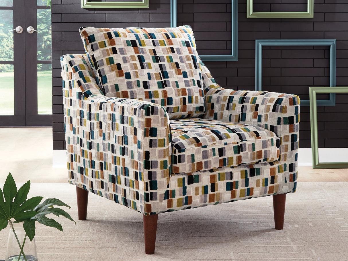 Furniture City - MS - Ashley Furniture - Fenna Accent Chair - Accent Chair / Multi - A3000749