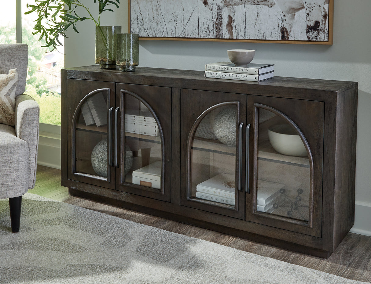 Furniture City - MS - Ashley Furniture - Dreley Accent Cabinet - Accent Cabinet / Grayish Brown - A4000586