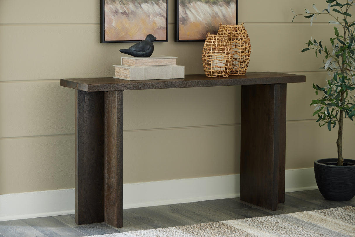Furniture City - MS - Ashley Furniture - Jalenry Console Sofa Table - Console Sofa Table / Grayish Brown - A4000596