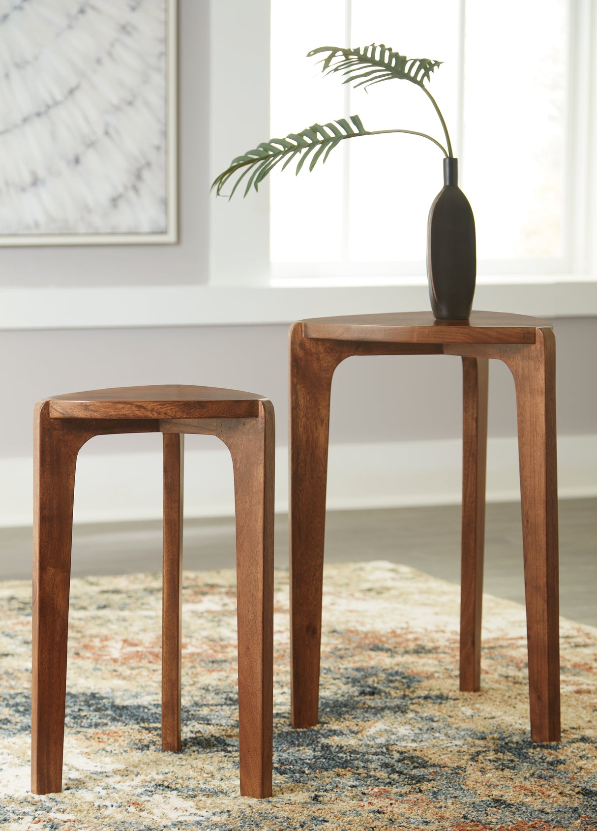 Furniture City - MS - Ashley Furniture - Brynnleigh Accent Table (Set of 2) - Accent Table Set (Set of 2) / Medium Brown - A4000607