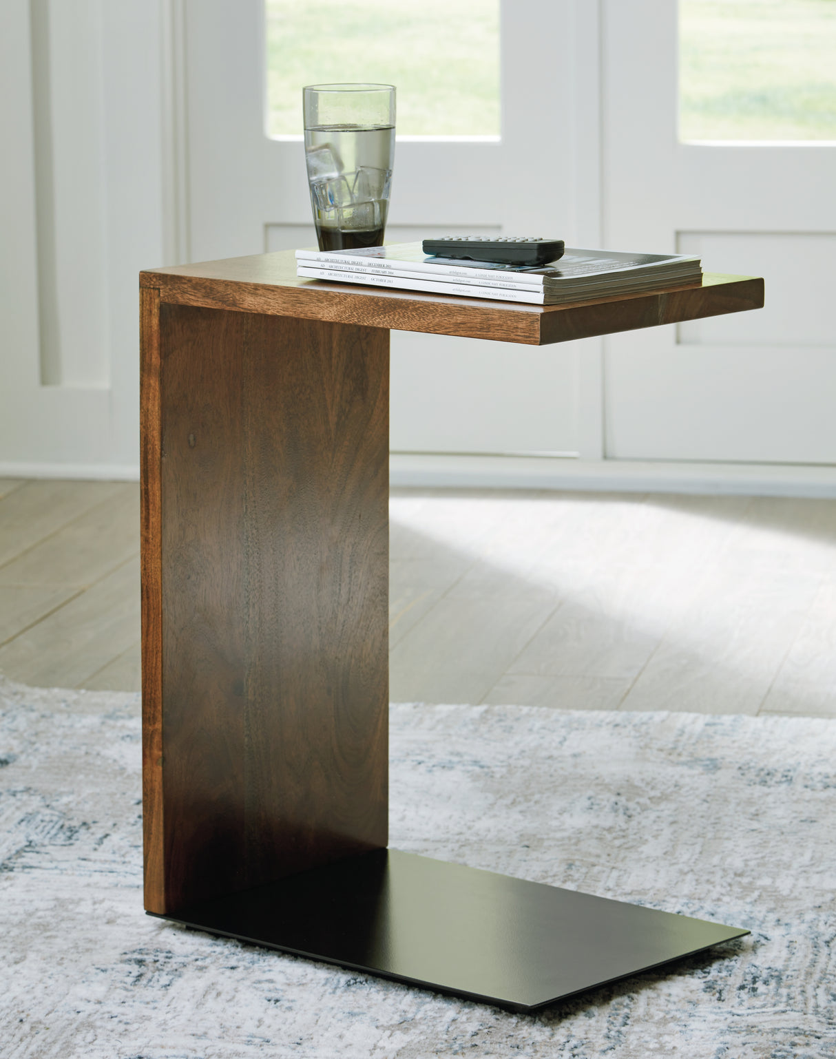 Furniture City - MS - Ashley Furniture - Wimshaw Accent Table - Accent Table / Brown/Black - A4000618