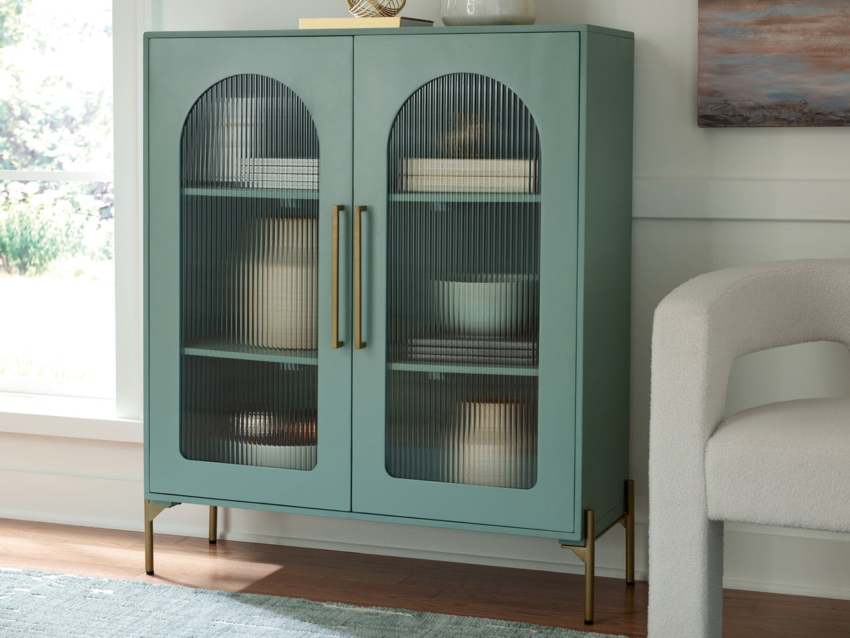 Furniture City - MS - Ashley Furniture - Adwen Accent Cabinet - Accent Cabinet / Light Green - A4000665