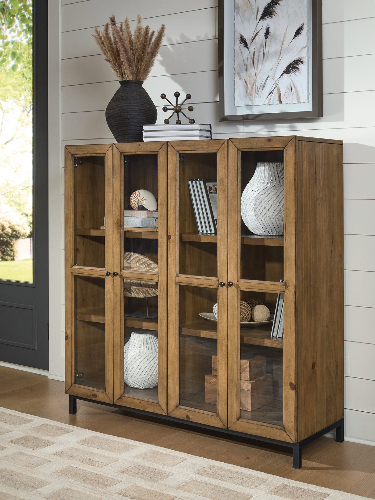 Furniture City - MS - Ashley Furniture - Wrenridge Accent Cabinet - Accent Cabinet / Gray Brown - A4000706