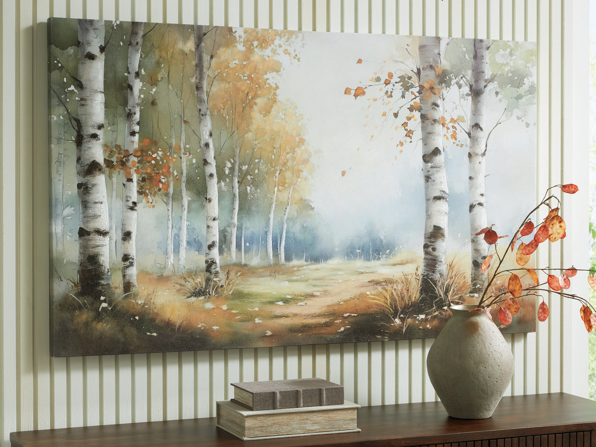 Furniture City - MS - Ashley Furniture - Leithan Wall Decor - Wall Art / Multi - A8000450