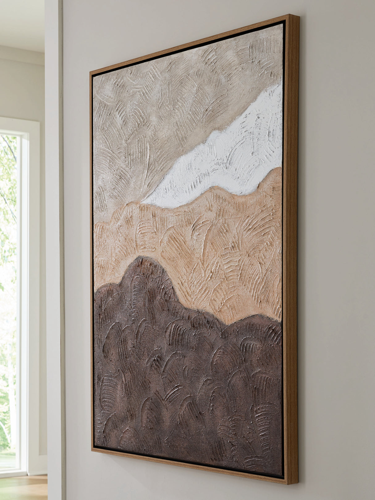 Furniture City - MS - Ashley Furniture - Fanthorne Wall Decor - Wall Art / Tan/Brown/White - A8000500