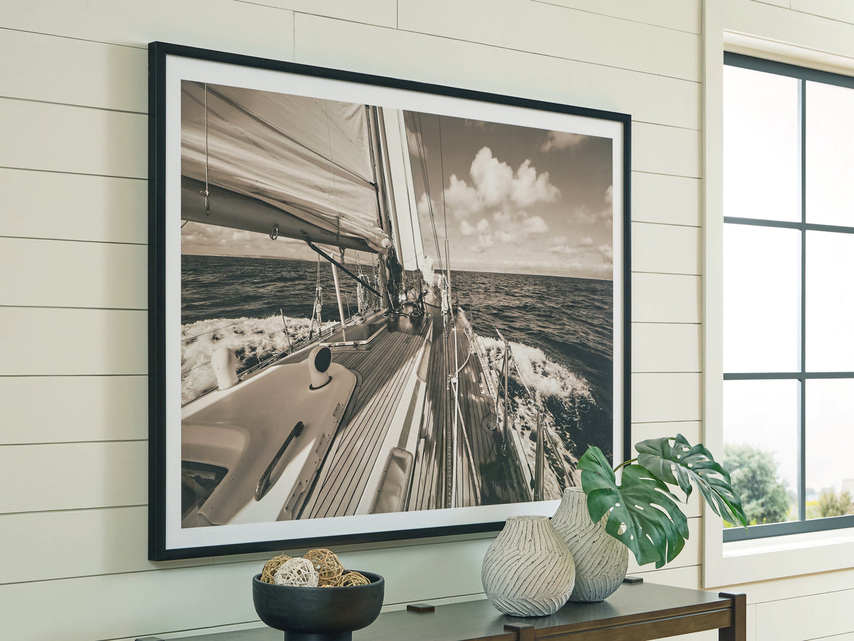 Furniture City - MS - Ashley Furniture - Arlanford Wall Decor - Wall Art / Sepia - A8000505