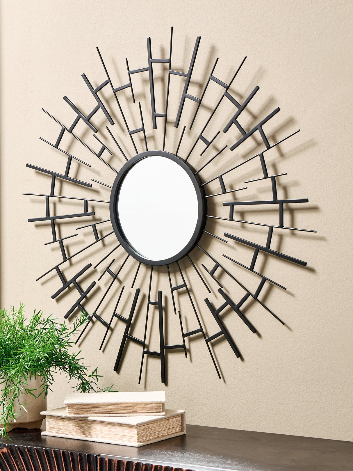 Furniture City - MS - Ashley Furniture - Garrenworth Mirror - Accent Mirror / Black - A8010391