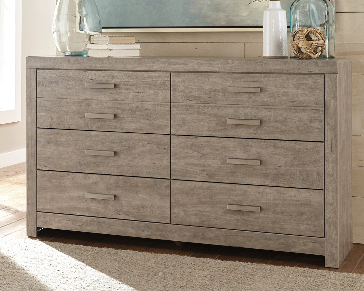 Furniture City - MS - Ashley Furniture - Culverbach Bedroom - Six Drawer Dresser / Gray - B070-31