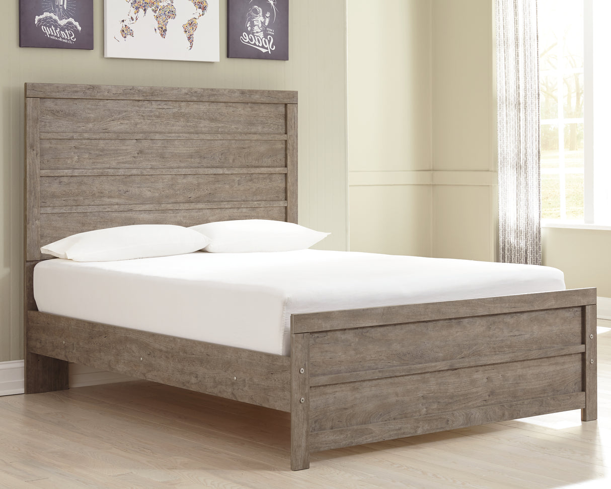 Furniture City - MS - Ashley Furniture - Culverbach Bedroom - Full Panel Bed / Gray - B070B3