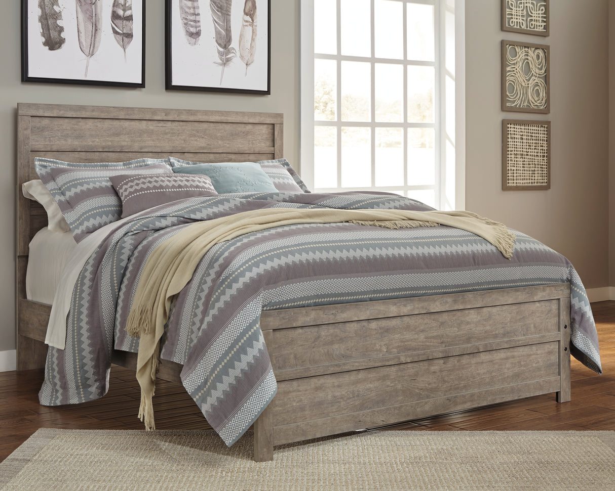 Furniture City - MS - Ashley Furniture - Culverbach Bedroom - Queen Panel Bed / Gray - B070B8