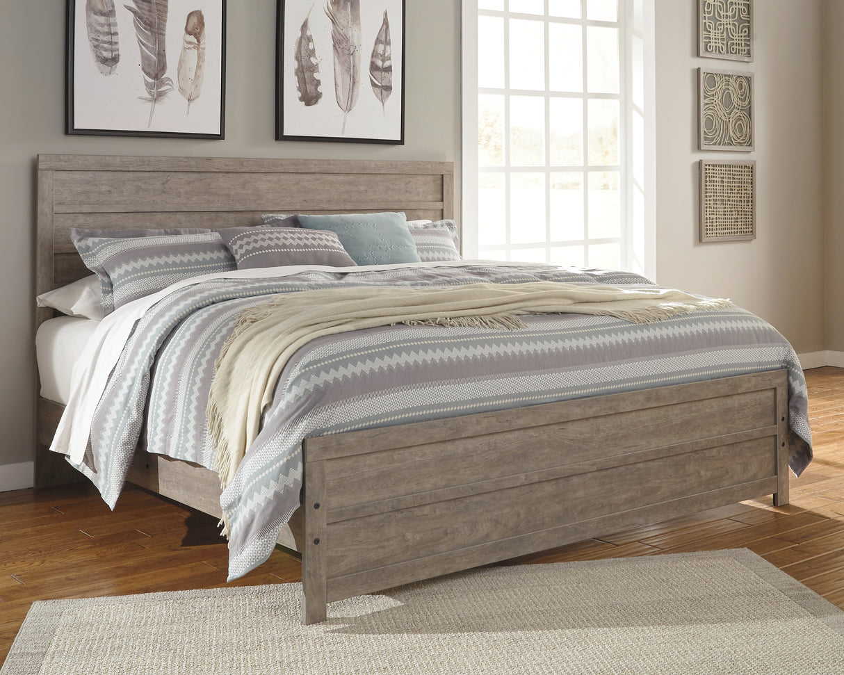 Furniture City - MS - Ashley Furniture - Culverbach Bedroom - King Panel Bed / Gray - B070B10