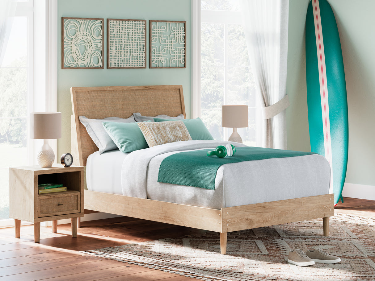 Furniture City - MS - Ashley Furniture - Cielden Bedroom - Twin Panel Bed / Two-tone - B1199B18
