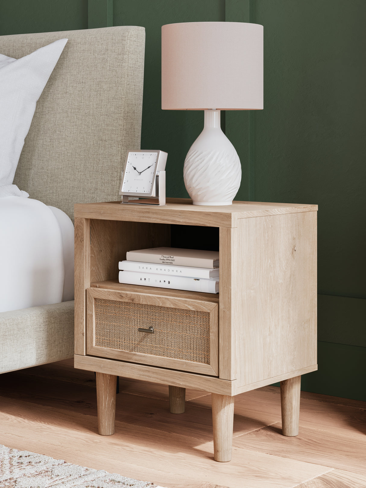 Furniture City - MS - Ashley Furniture - Cielden Bedroom - One Drawer Night Stand / Two-tone - B1199-91