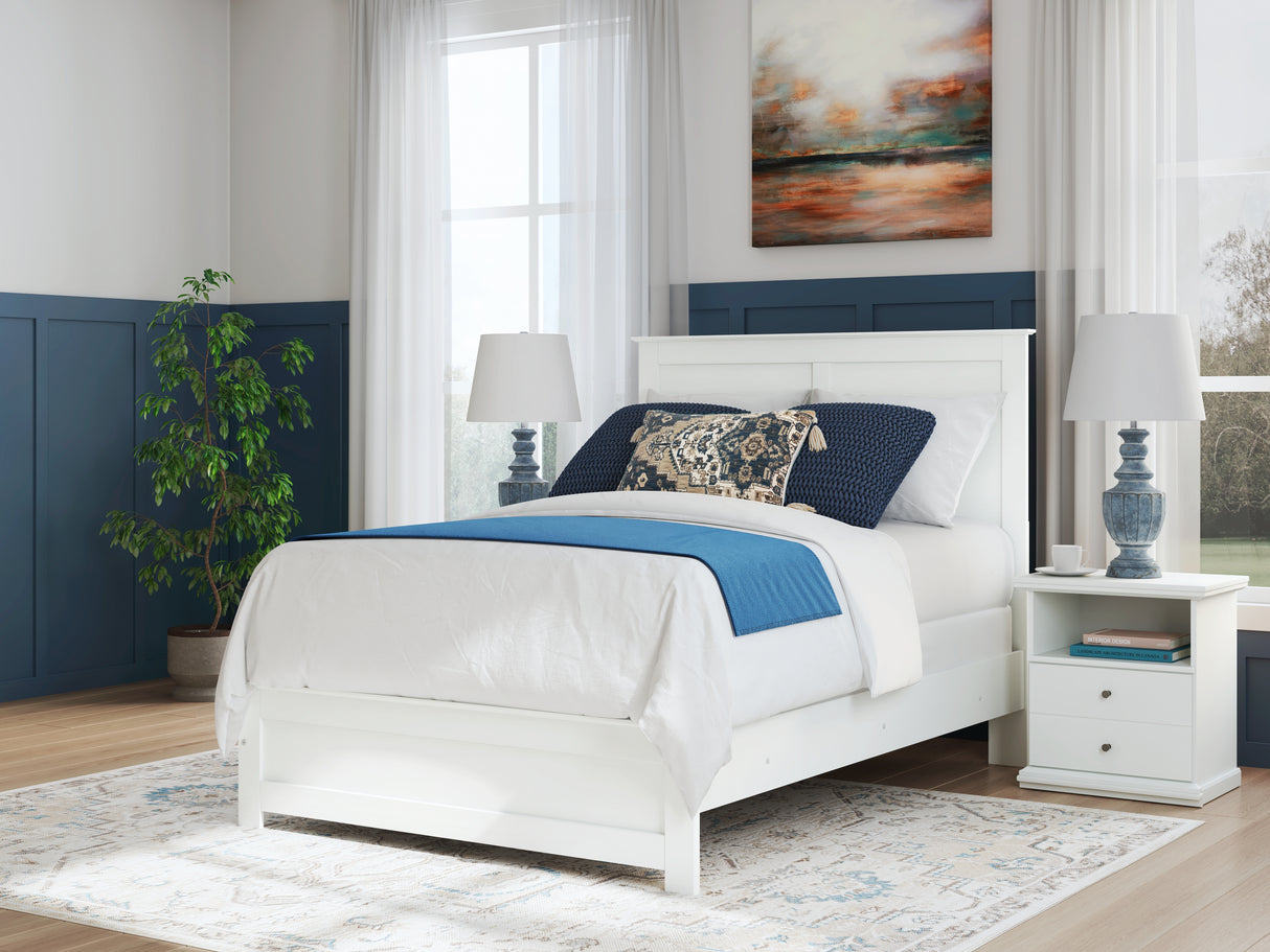 Furniture City - MS - Ashley Furniture - Bostwick Shoals Bedroom - Full Panel Bed / White - B139B42