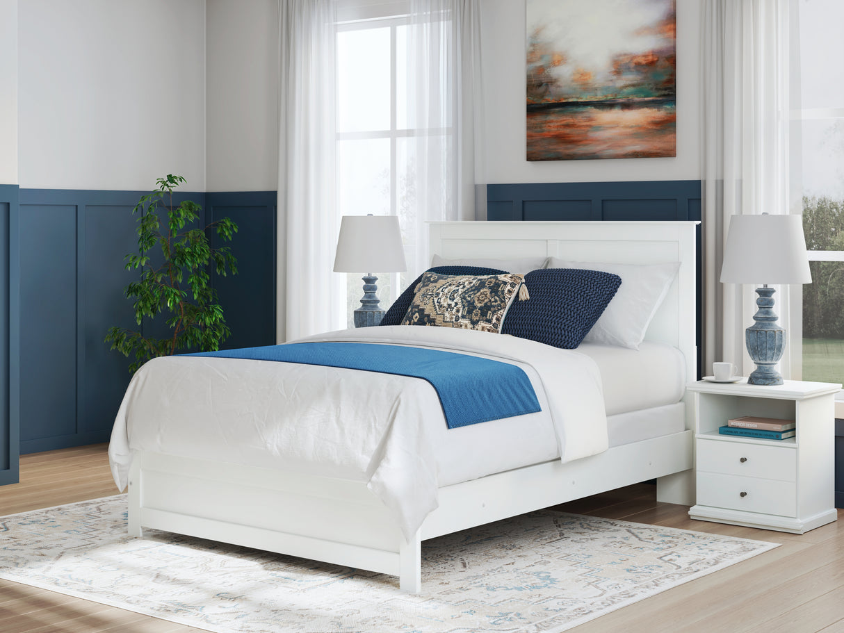 Furniture City - MS - Ashley Furniture - Bostwick Shoals Bedroom - Queen Panel Bed / White - B139B43