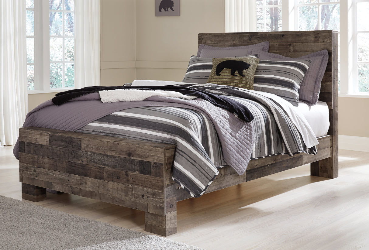 Furniture City - MS - Ashley Furniture - Derekson Bedroom - Full Panel Bed / Multi Gray - B200B4