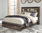 Furniture City - MS - Ashley Furniture - Drystan Bedroom - Queen Bookcase Bed / Multi - B211B16