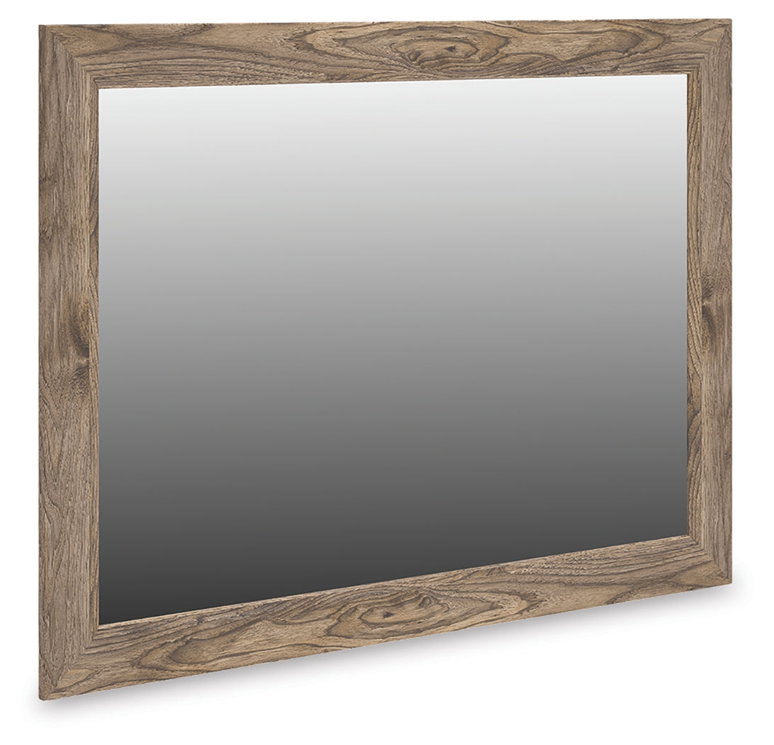 Furniture City - MS - Ashley Furniture - Rusticott Bedroom - Bedroom Mirror / Brown - PCB2260-36
