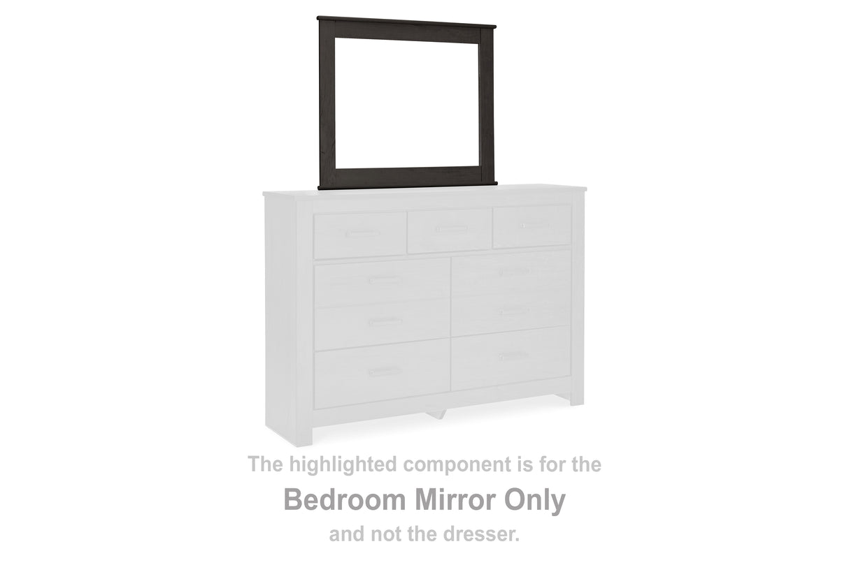 Furniture City - MS - Ashley Furniture - Brinxton Bedroom - Bedroom Mirror / Charcoal - B249-36