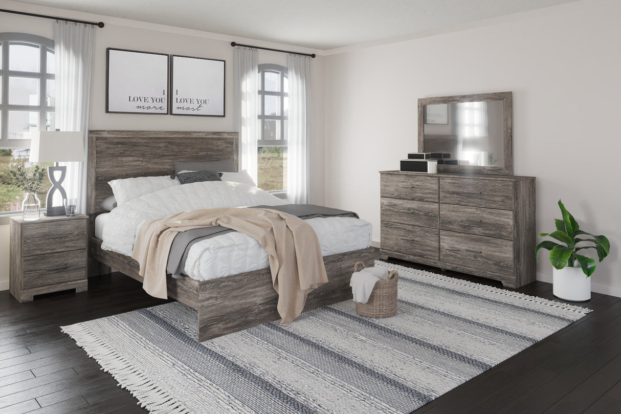 Furniture City - MS - Ashley Furniture - Ralinksi Bedroom - Twin Panel Bed / Gray - B2587B11