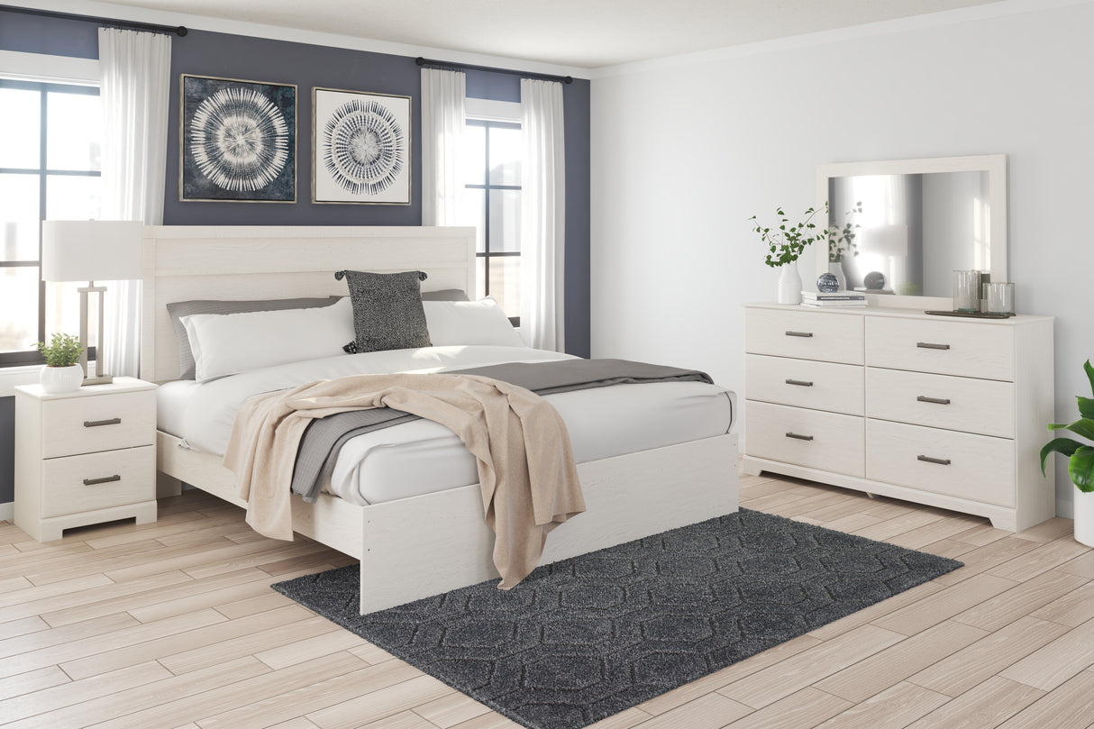 Furniture City - MS - Ashley Furniture - Stelsie Bedroom - Two Drawer Night Stand / White - B2588-92