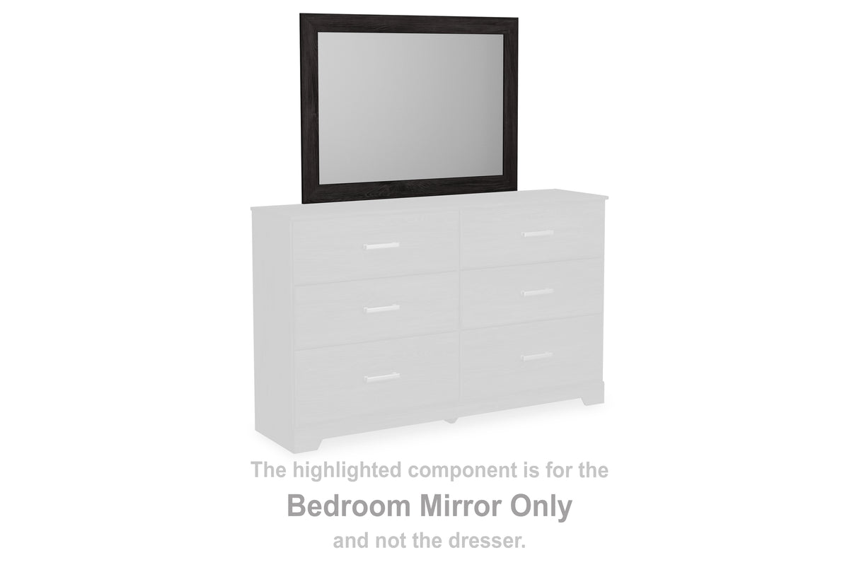 Furniture City - MS - Ashley Furniture - Belachime Bedroom - Bedroom Mirror / Charcoal - B2589-36