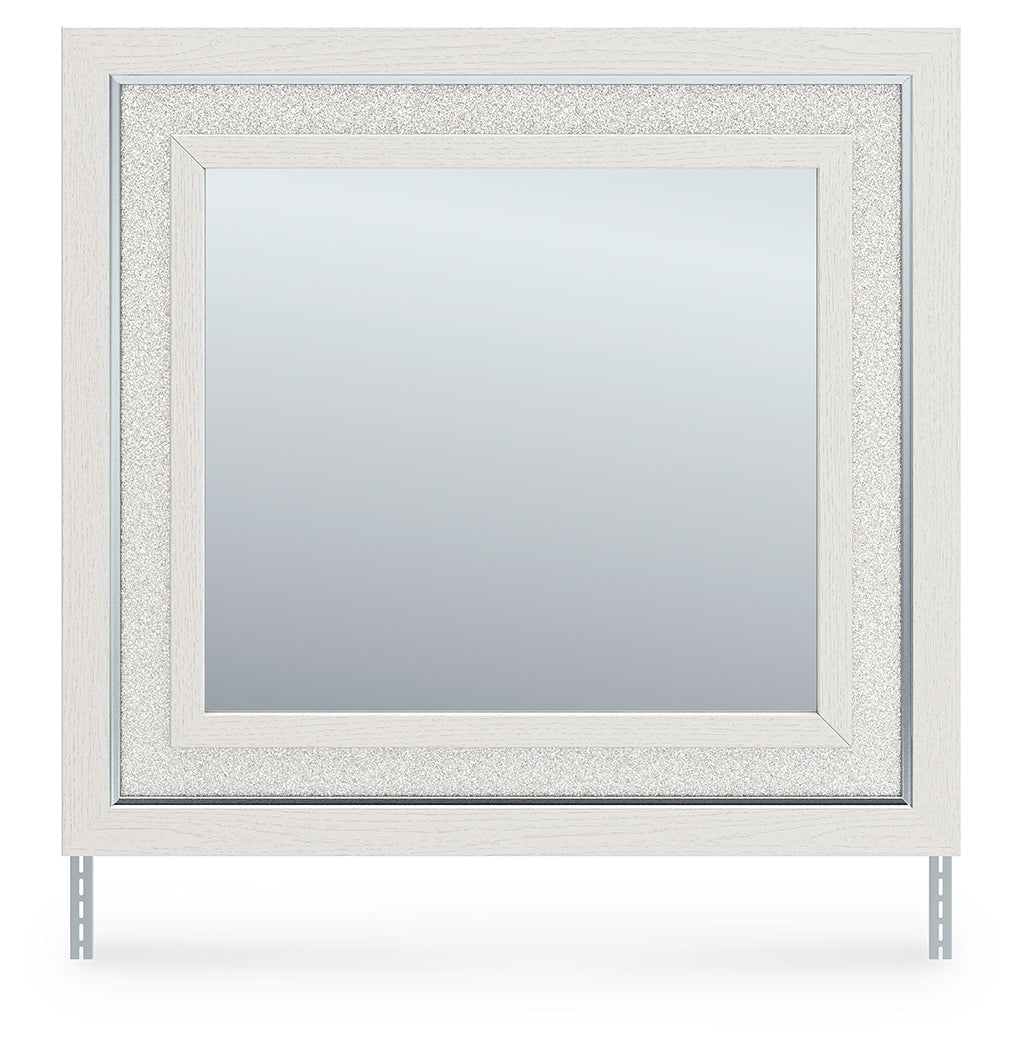 Furniture City - MS - Ashley Furniture - Zuraleus Bedroom - Bedroom Mirror / White - PCB3381-36