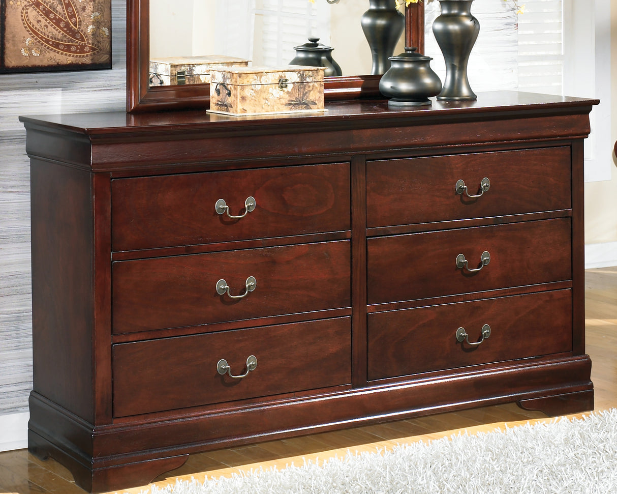 Furniture City - MS - Ashley Furniture - Alisdair Bedroom - Dresser / Reddish Brown - B376-31