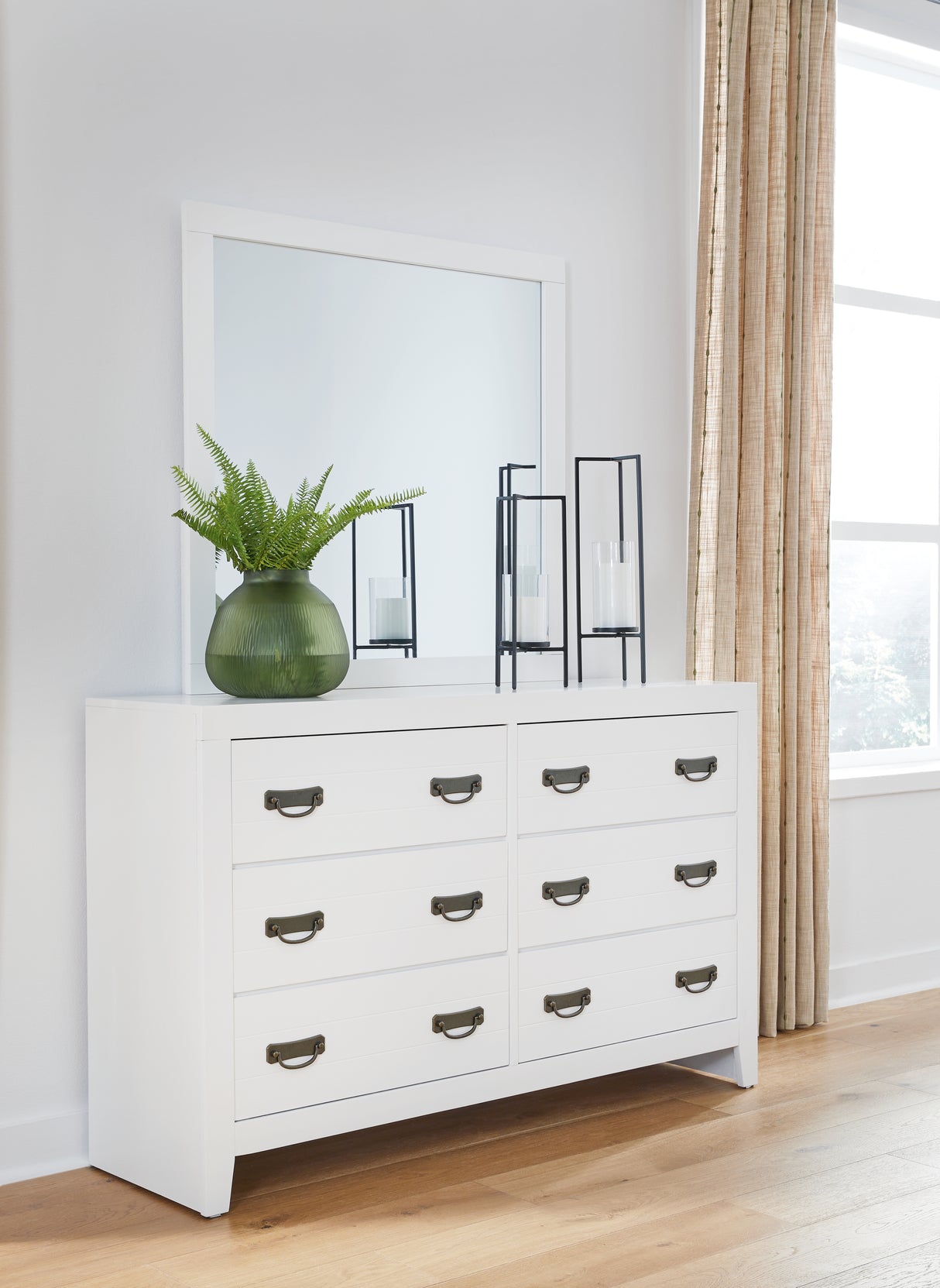 Furniture City - MS - Ashley Furniture - Binterglen Bedroom - Two Drawer Night Stand / White - B427-92